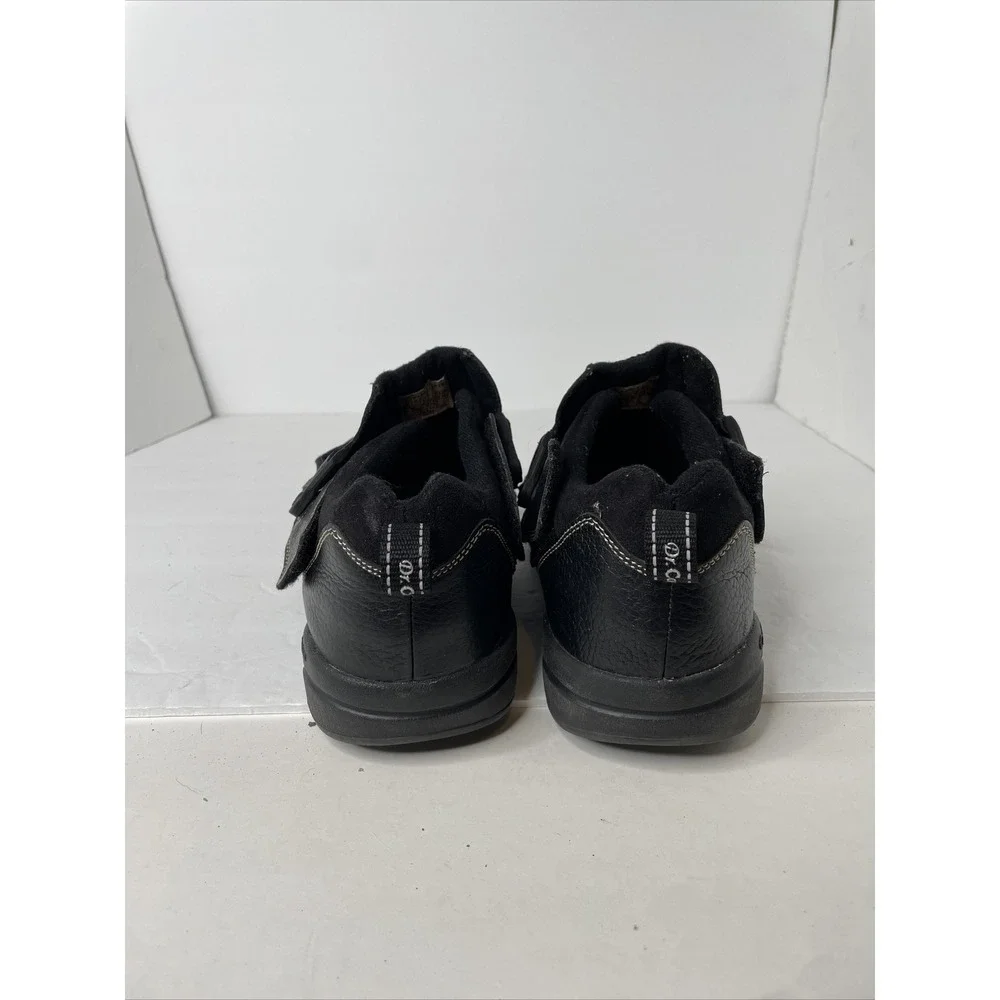 Dr. Comfort Edward X-Depth Mens Shoes Size 9 Wide Black Leather Adjustable 9610